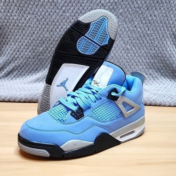 🌻💜 Men Air Jordan 4 Retro University Blue